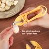 3Pcs Portable Garlic Peeler Ergonomic Garlic Tweezers Manual Garlic Skin Remover Clips Garlic Peeling Tool for Quick Meal Prep Outdoor Cooking