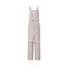 Fitness Series Solid Color Long Pants Jumpsuit Women Jumpsuit A11W621517F-PU