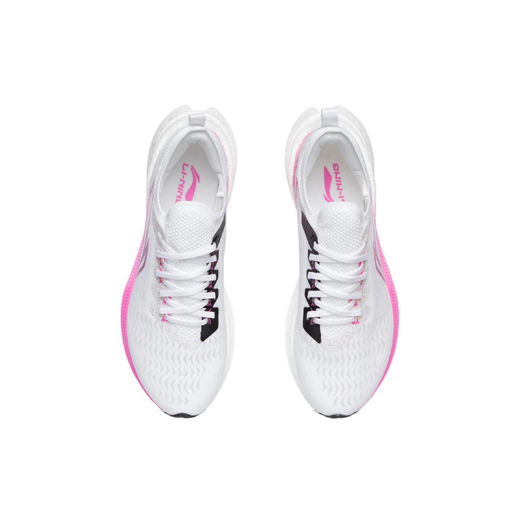 New LiNing Feidian Discovery Cushioning Wear Resistant Low Top Running Shoes Women's White ARMR006-1