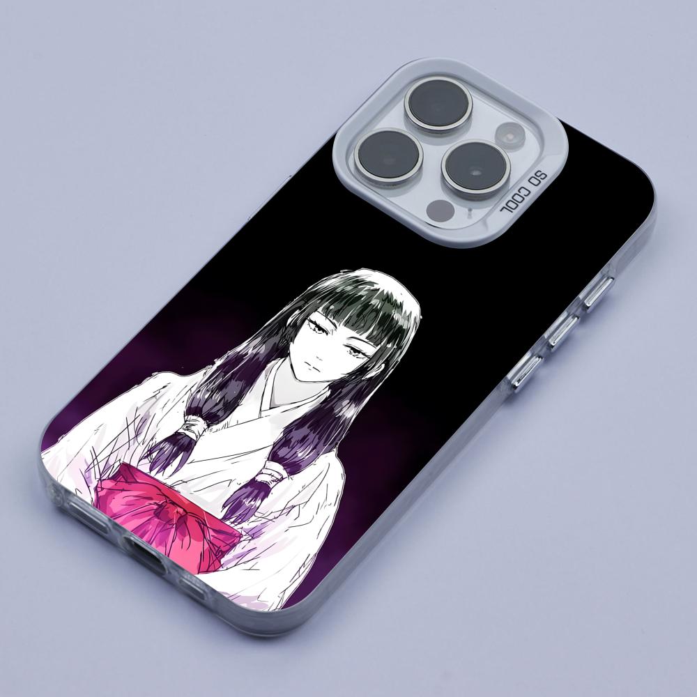 JJK Utahime Iori White Translucent Mobile Phone Case for iPhone 17 16 15 14 13 12 11 X XR XS Air Pro Max Plus Colorful Cover