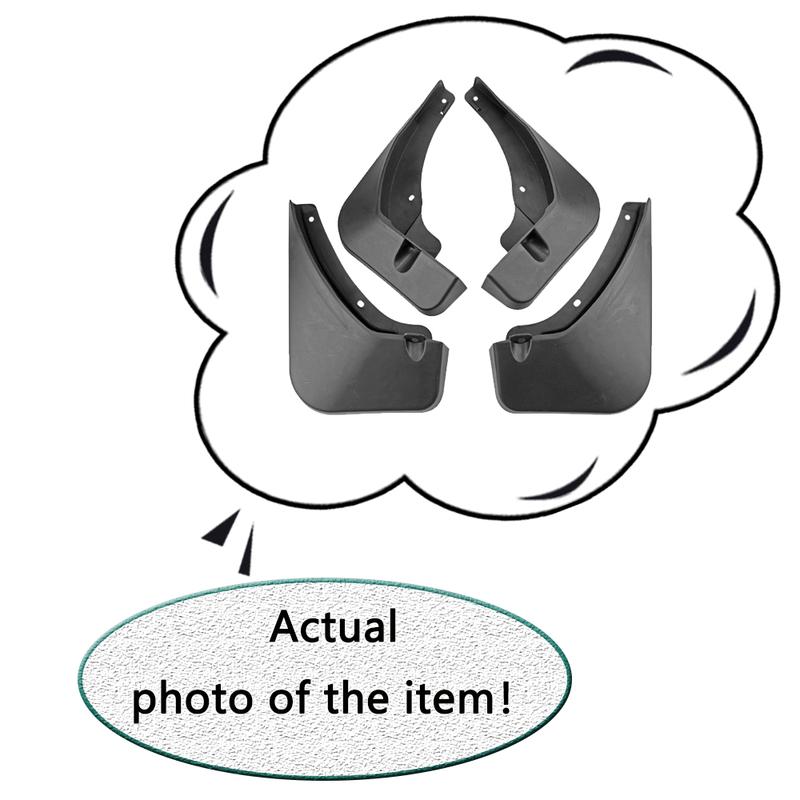 For Hongqi HS5 Accessories ~   4pcs Car Front Rear Wheel Mudguard Mudflap Anti-slip Fender Mud Flaps Guard Cover