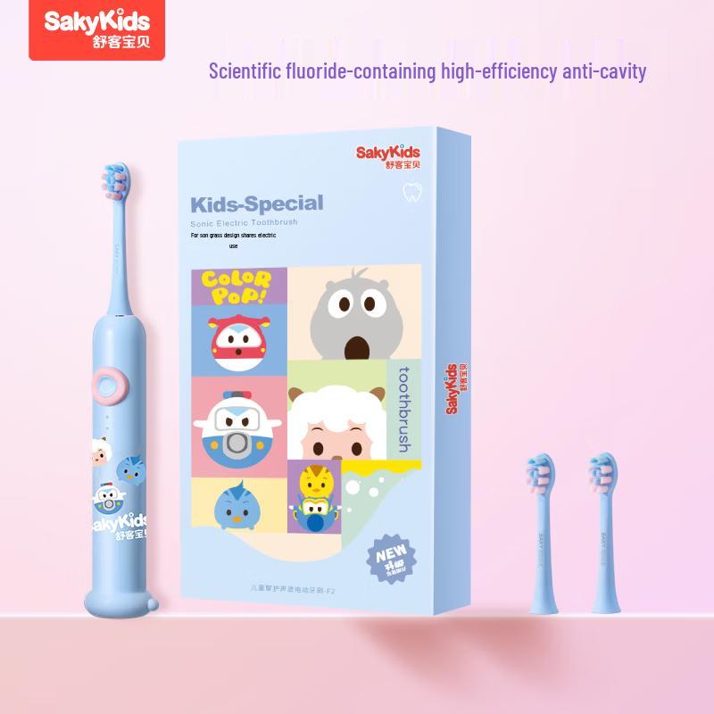 

Детская звуковая электрическая зубная щетка Shuke F2