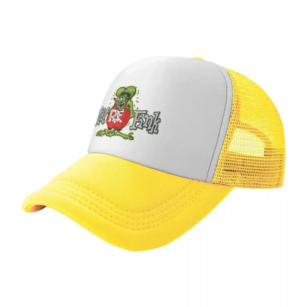 Rat fink white RF Baseball Cap Golf Cap Sunhat Visor Uv Protection Solar Hat Caps WoUnisex UnisexS