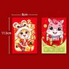 6Pcs 2026 Year Of The Horse Red Envelopes Luck Money Bag Spring Festival Bless Pocket Red Packet New Year Decoration Gift