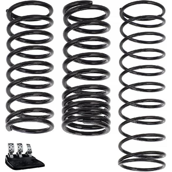 3 Pcs Complete Pedal Return Spring Upgrade Kit Mod For Logitech G25 G27 G29 G920 G923 Racing Pedals Accessories, Pedal Spring Mod Include Brake Pedal