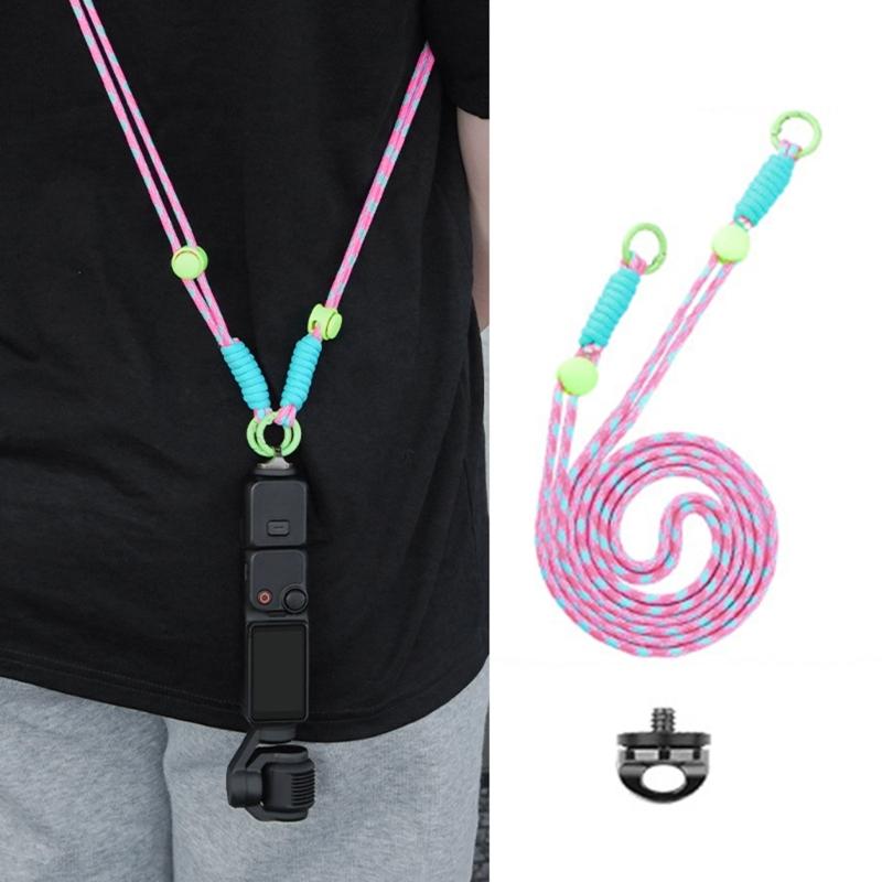 Camera Lanyard Strap Belt for Pocket 3/ONE X3/X4 and more Sports Cameras Hiking Skiing Enthusiasts Essential