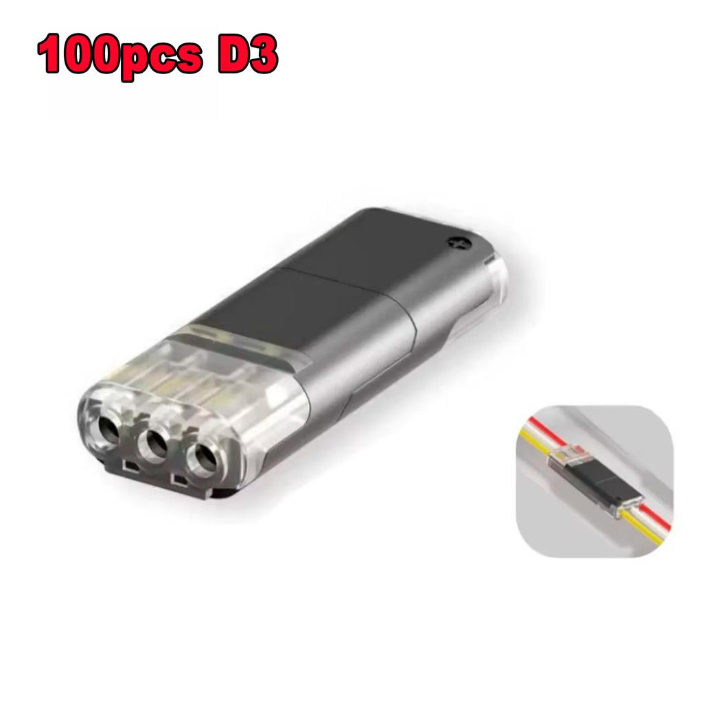20/30/50/100pcs Waterproof Automotive Electrical Connector Sealed Dustproof Wire Terminal Strip for Car Wiring Cable Connection
