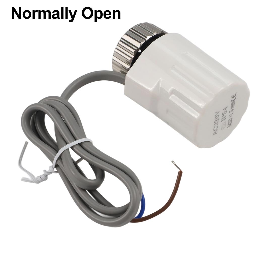 230V Heizungsventil Elektrischer Stellantrieb Hausheizungslösung Rissfestes Material Flammgeschütztes Design IP54 Schutz