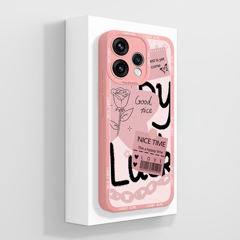 Case For Oppo Reno 15 Pro Mini 15C 15F Cute Panda Liquid Silicone High Quality Phone Back Cover For Oppo Reno15 Couple Funda