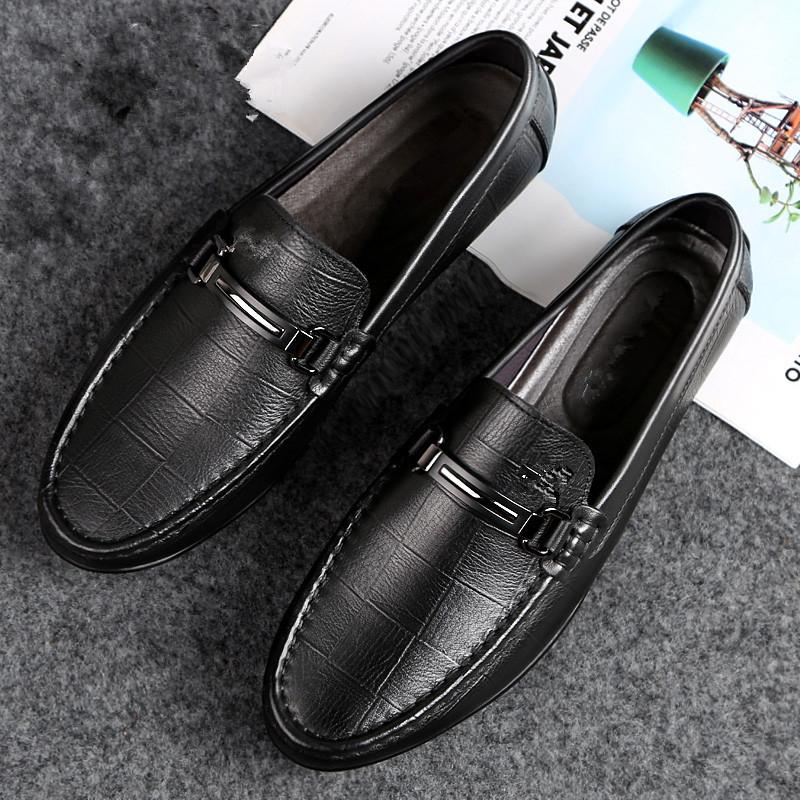 Značkové luxusní pánské svatební mokasíny, kožené mokasíny pro business casual, formální oblek, brogue boty pro muže