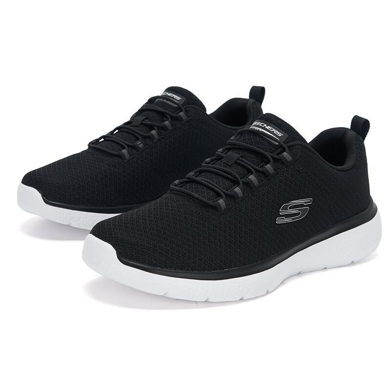 Skechers Men Low Top Casual Shoes Sport Breathable Lightweight 8790258-BKW