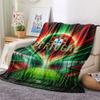 1PC Portugal National Football Team Patterned Flannel Blanket Suitable For All Seasons for Home Decor Warmth and Comfort Gifts Holiday Present