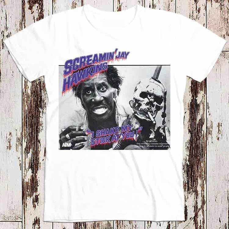 Jay Hawkins Screamin Voodoo Tee Top Vintage Unisex Ladies T shirt 8347 S