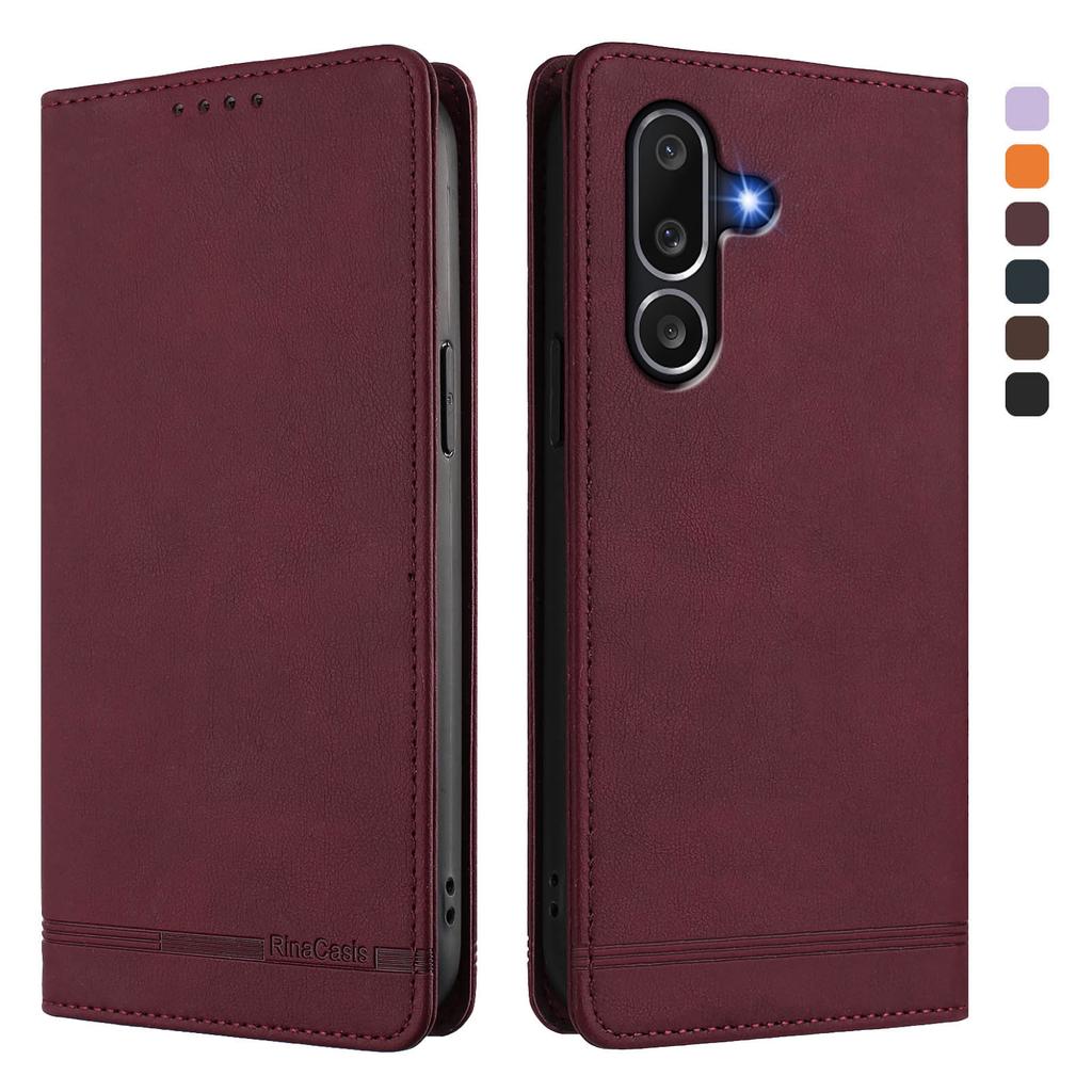Wallet Flip Luxury Leather Phone Case On For Samsung Galaxy M56 M36 M16 M06 M55 M35 M15 M05 M54 M34 M14 M04 MMagnetic Back Cover