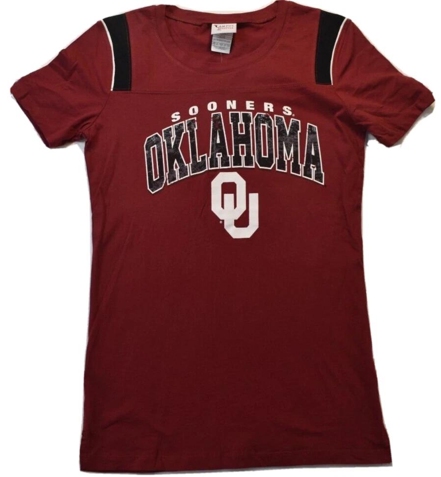 Campus Lifestyle Womens Oklahoma Sooners Shirt NWT S, M 2XL