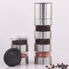 Manual Multi-layer Pepper Grinder Stackable Spice Jars Portable Seasoning Container  Camping
