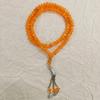 99 Flat Handmade Metal Beaded Muslim Prayer Tasbih - Arabian Rosary Worship Supplies