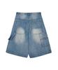 IDWS Blaze Maxi Carpenter Bermuda Shorts Indigo