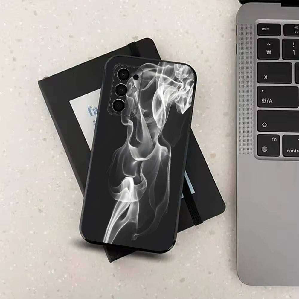 

Smoke Image lure Art For Samsung Galaxy A53,31,52,72,41,Note,J7,8,9,5G,22,73,32,71, Soft Black Silicone Case SamsungA71 5G