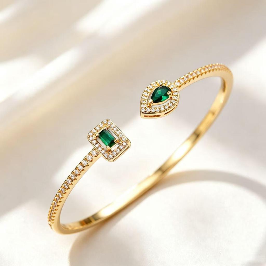 Luxurious Adjustable Shine Ring Bracelet