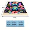 1pc Stitch Printing Blanket - Soft, All-Season Throw for Office Blanket, Personalized Gift with Adorable Cartoon Design