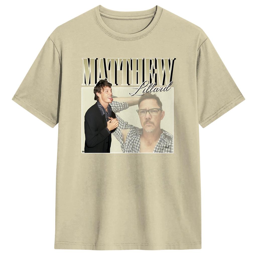 Matthew Lillard TShirt Summer Leisure TShirts Cotton ONeck Oversized Top Tees ShortSleeved Vintage Tshirt