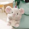 Cute Cartoon Panda Plush Toy Pendant Keychain Kawaii Stuffed Animals Keychain Novelty Backpack Decoration Accessories Gifts
