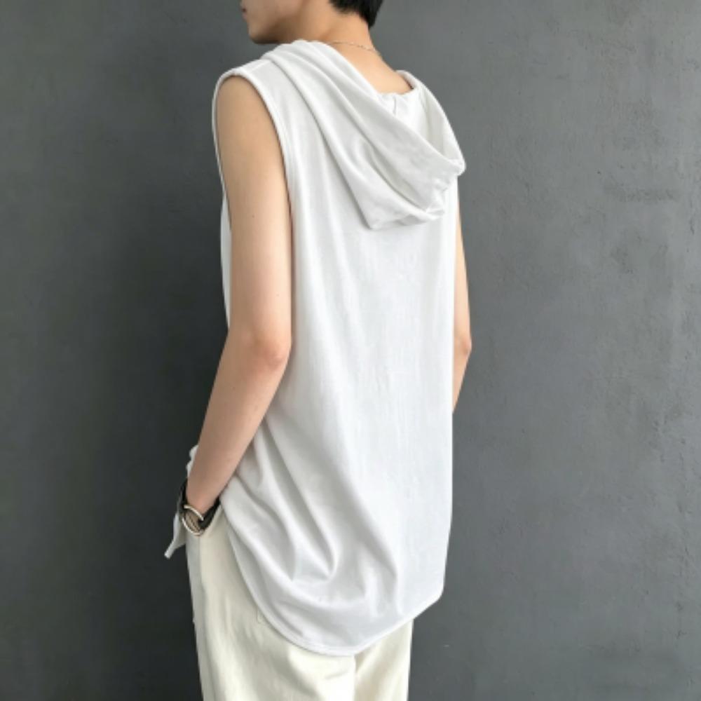 

Men s Tank Tops Vest Sleeveless Tees For Male Hooded Man Vests Tops Hip Hop Outdoor Casual Men s and Women s Tank Top T Shirt S