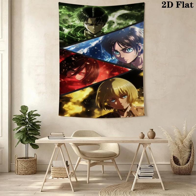 Attack Titan Wall Tapestry Tapestry Fashion Print Wallmounted Wall Decoration Work Of Art Wall Covering Decoration