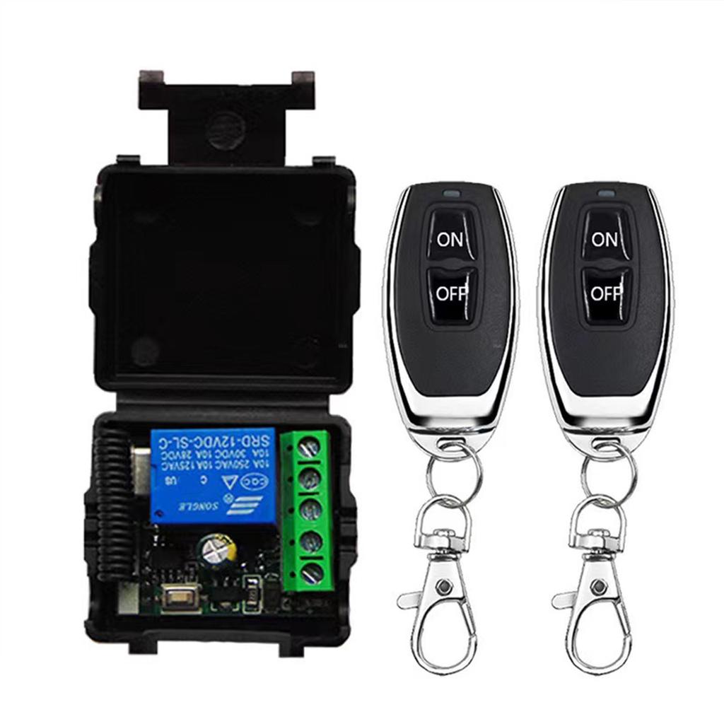12V/24V Wireless Remote Control Switches 433Mhz 10A Relay Receiver Module Transmitter For Garage Door Lock Enduring