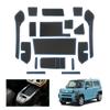 Tapis de Poche de Porte GAFAT pour Daihatsu Taft Tapis en Caoutchouc avec Porte-Gobelet et Intérieur Taft en Caoutchouc et pour Véhicules de Conduite LA900S/LA910S (2ème génération,