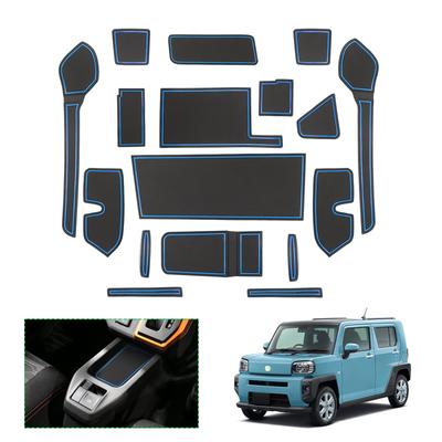 GAFAT Door Pocket Mats for Daihatsu Taft Rubber Mats with Drink and Taft Interior Rubber and for Drive Vehicles LA900S/LA910S (2nd Generation,