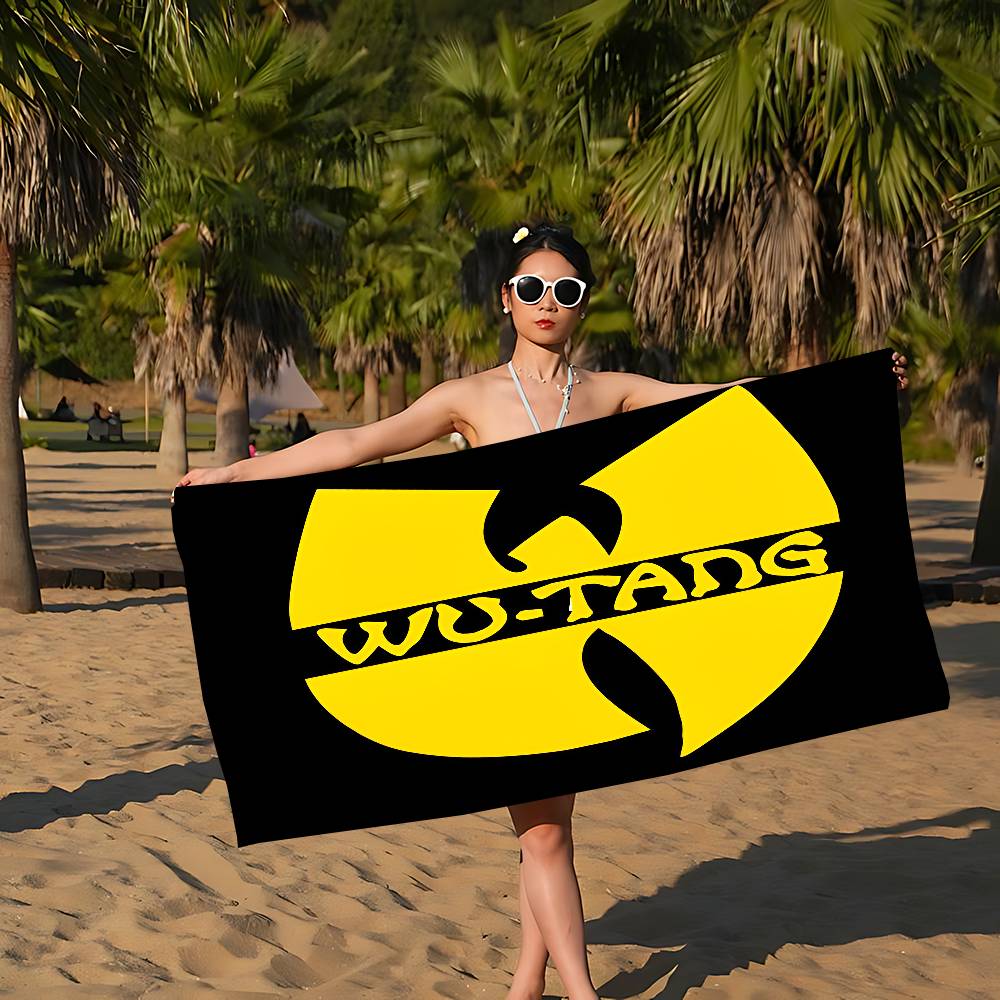 WU-TANG-CLAN HIP-HOP Combination Microfiber Beach Towel Absorbent Quick Dry Soft Yoga Swimming Resort Mountain Climbing Towel