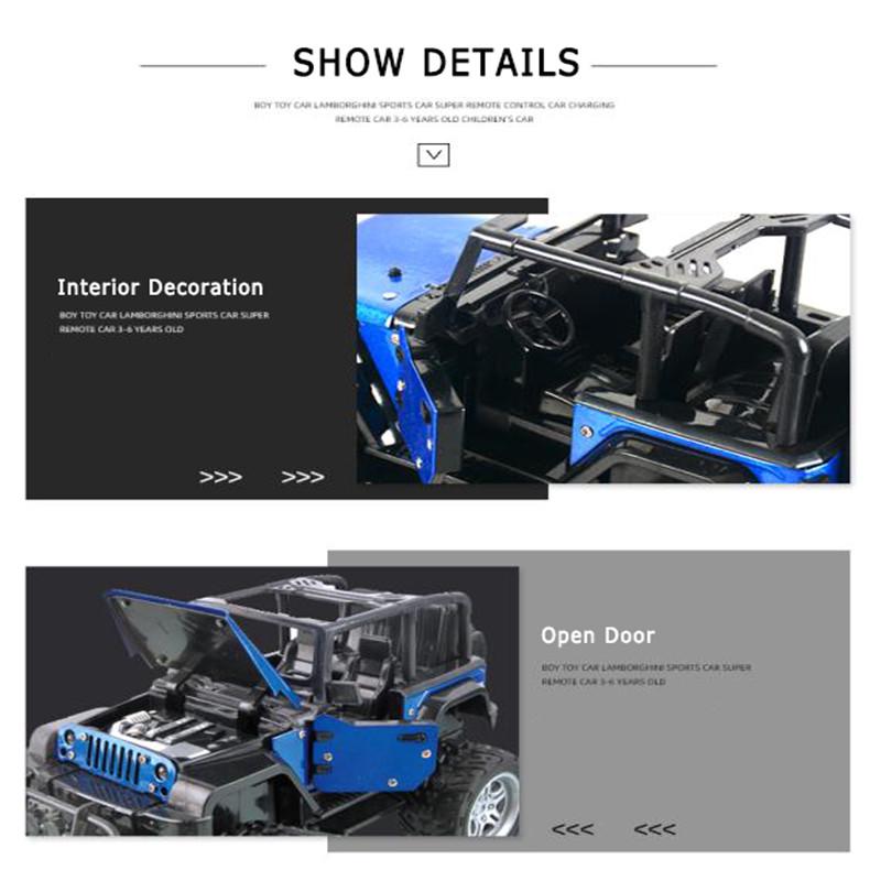 1:18 Čtyřsměrné elektrické bezdrátové auto na dálkové ovládání Nabíjecí Otevírací Slitinové Vysokorychlostní Terénní Drift Chi