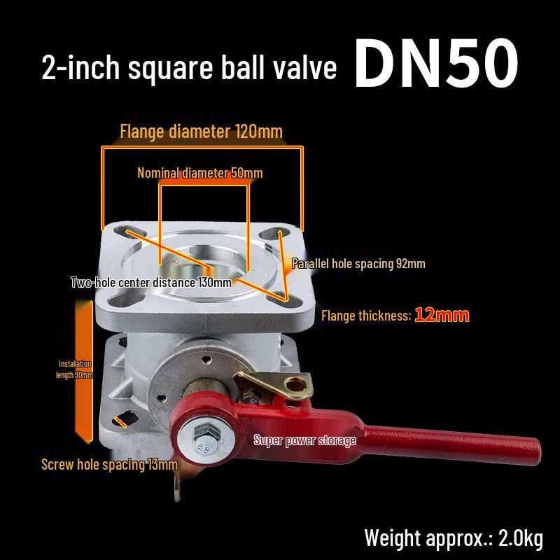 

RSRDDY Aluminum Alloy Double-Way Ball Valve