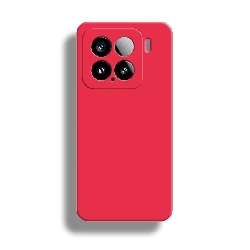 For Xiaomi 15 5G Phone Case Xiomi MI 13 13T 14 14t 15 Pro Cover Liquid Silicone Rubber Shockproof Bumper TPU Cases