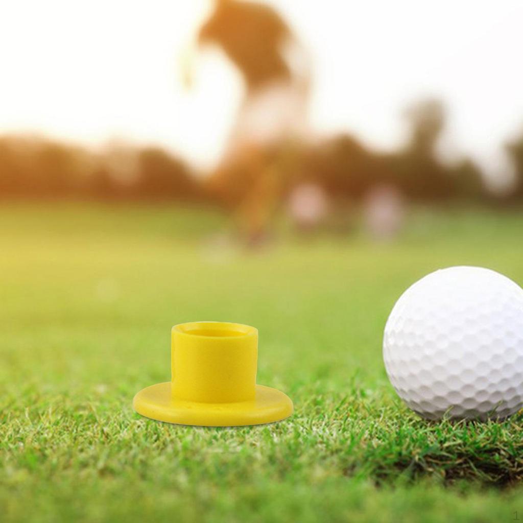 Premium Rubber Golf Tee Ball Holder Low Resistance Long Distance Park for Practicing with