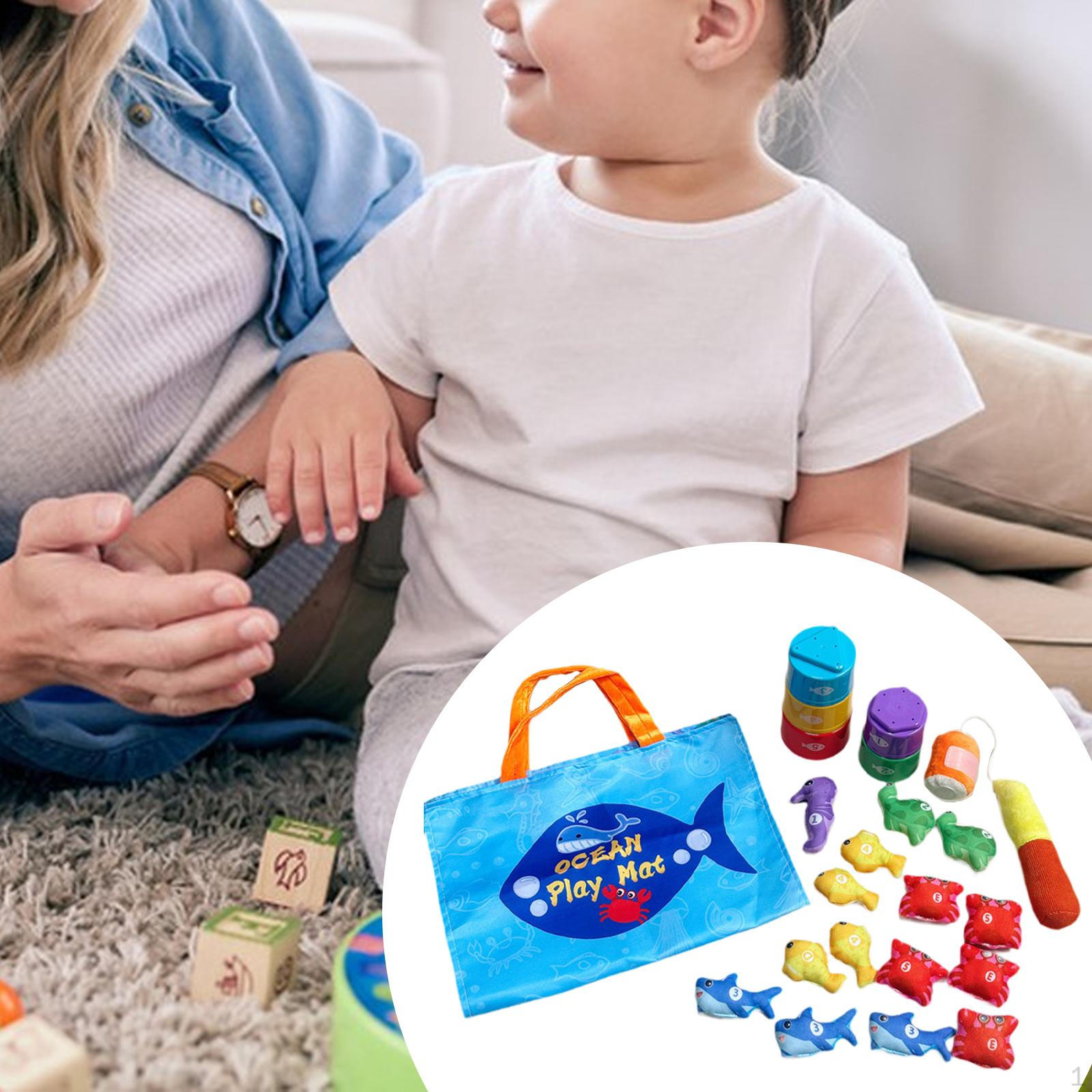 

Рыбалка Игрушка, Игра, Раннее развитие, Интерактивная игра, Развивающий коврик для сенсорного развития для синий