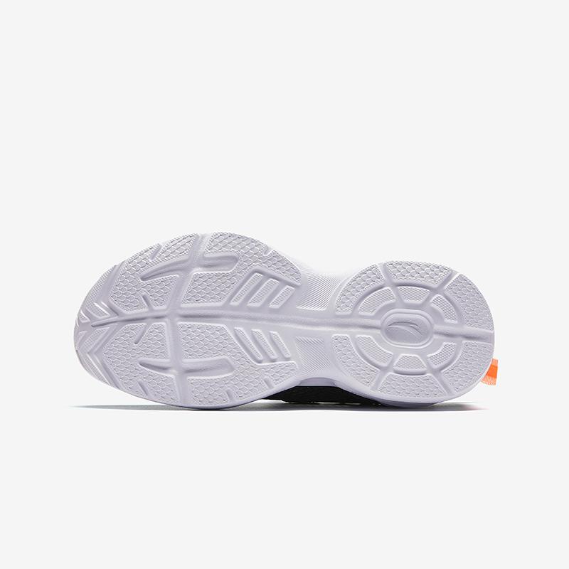 Anta Kids Mesh Lightweight Trendy Versatile Comfortable Sports Casual Breathable Low-Top Running Shoes Kids Sneaker Black Purple A312425520-5