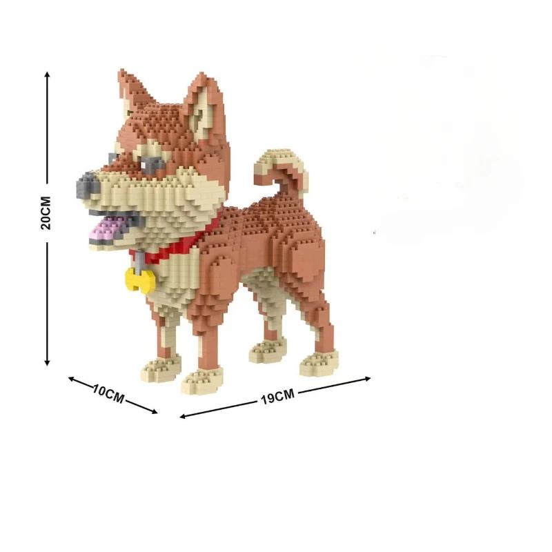 Çizgi Film Hayvan Yapı Blokları Yaratıcı Evcil Hayvan Köpek Kedi Montaj Oyuncağı Kendin Yap Eğitici Yapboz Oyuncakları Çocuklar İçin Doğum Günü Hediyeleri Ev Dekorasyonu