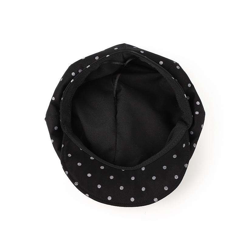 New Cloud Beret Women Spring Summer Casual Pleated Octagonal Painter Hat Female