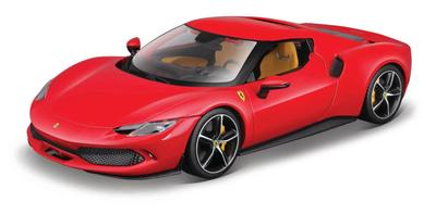 Bburago Ferrari 296 GTB Hybrid 830HP V6 2021 Rosso Mini Car Diecast Car Prodotto finito 1/18 18-16018
