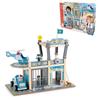 Wooden Urban Police Station Playset For Kids Interactive And Imaginative Toy