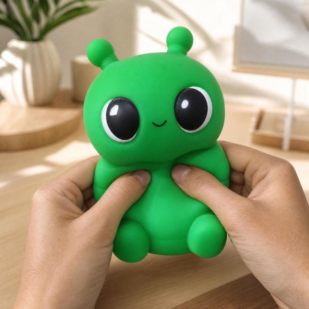 Green Stress Toy for Kids and Adults