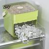 Forma de Gelo Anti-Rachadura Cubo com Liberação por Pressão com Recipiente de Armazenamento e Pá Grande Capacidade Molde de Botão para Congelador à Prova de Vazamento Empilhável Livre de BPA Fabricante Casa