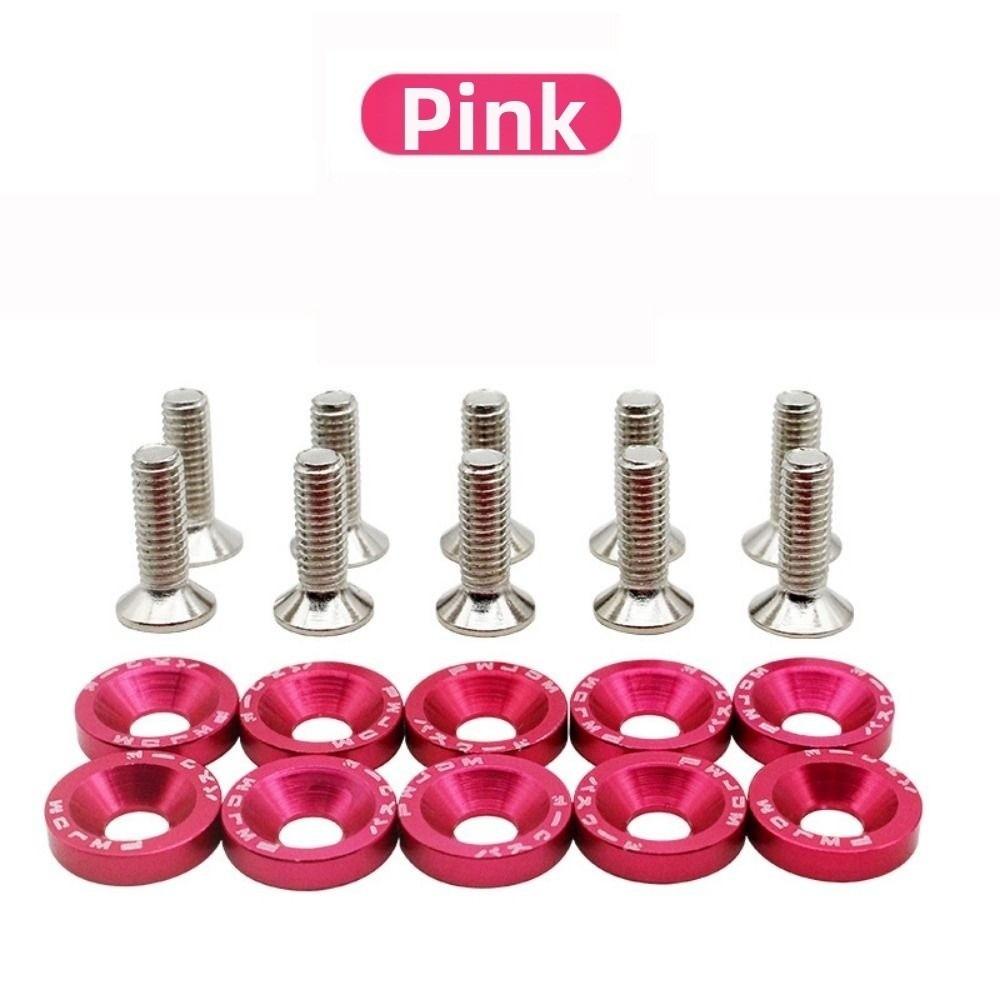 10PCS High Quality Multicolors Scooter Fasteners Screws Aluminium M6 1 2 3 Thunder Eagel Handle Bar Screw Washers for Dualtron