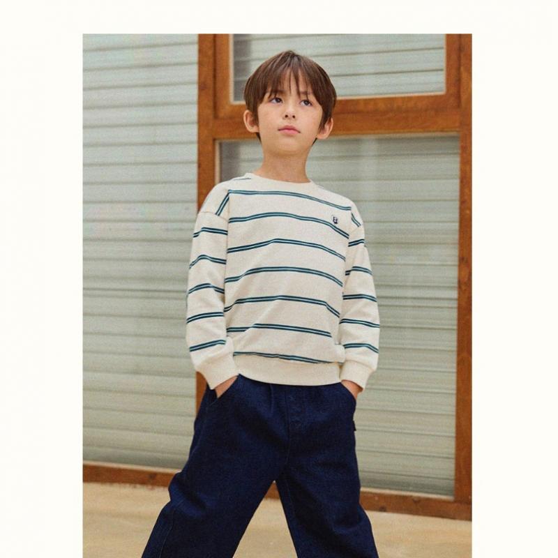  Olivan  Elbow Point Sweatshirt  2color 