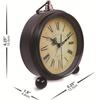 Retro Creative Alarm Clock Nordic Simple Clock Student Silent Table Clock Seat Clock