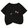 Kawaii Cat Meme T Shirts Cat Funny Short Sleeve Harajuku Kids Childrens Tshirt Boys Girls Casual Top Tee Summer