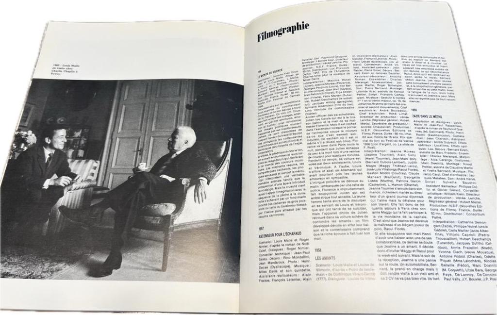 [USED] A rare book! Purchased in Paris, this is a book about the French New Wave director Louis Malle!